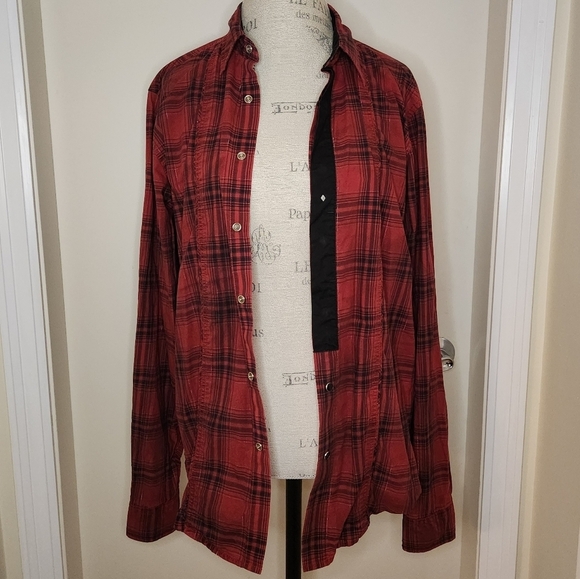 Vintage Guess plaid buttonup shirt - Picture 5 of 11